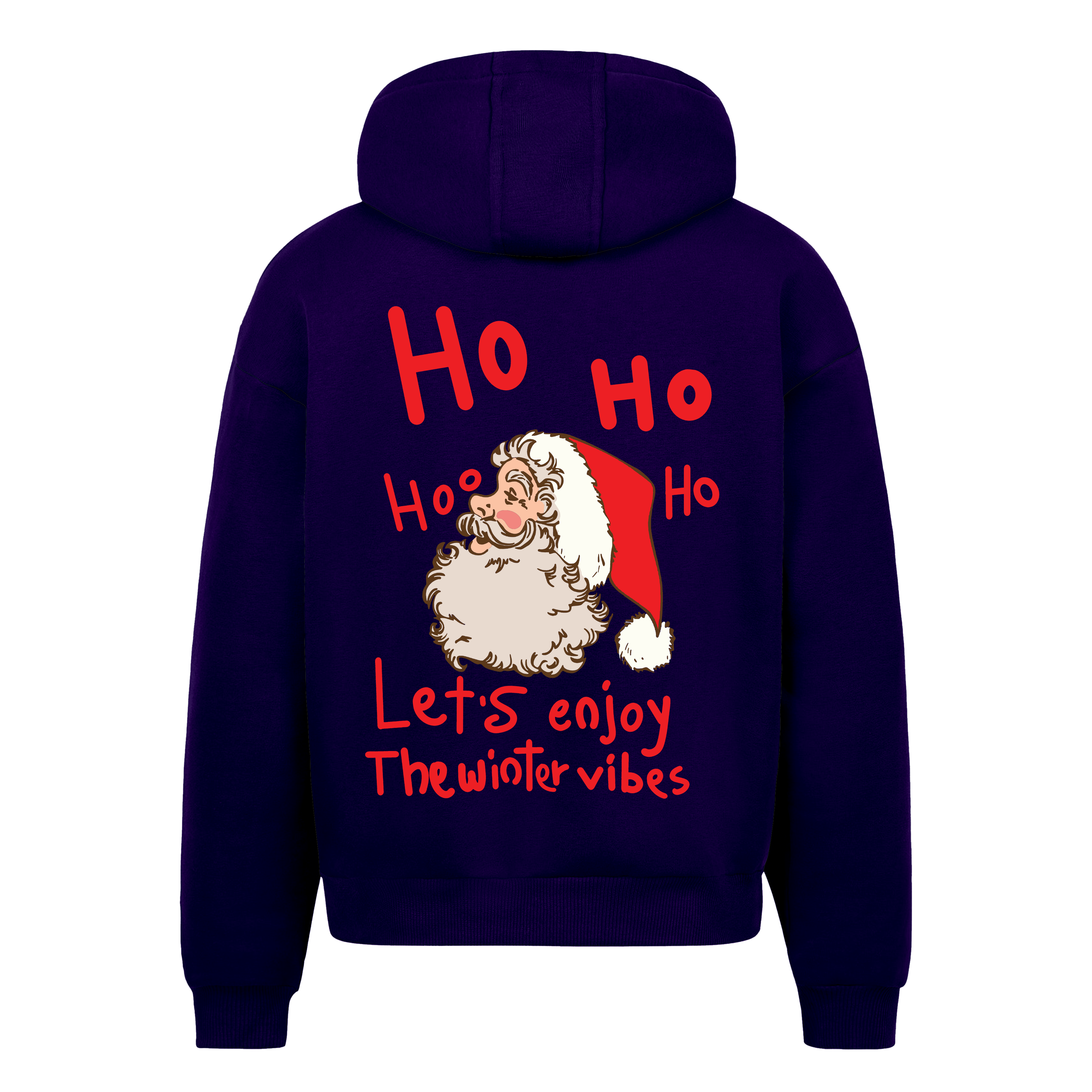 OLDSTRY X MAS HOODIE - NAVY