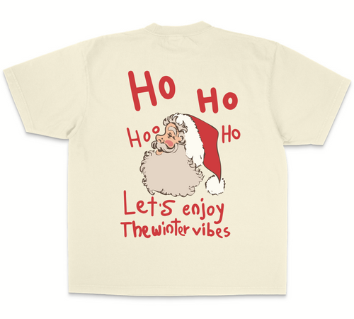 OLDSTRY X MAS TEE - CREAM